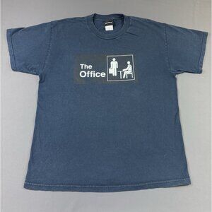 Rare Vintage Y2K The Office TV Show Series Black Large Comedy Funny Art Joke